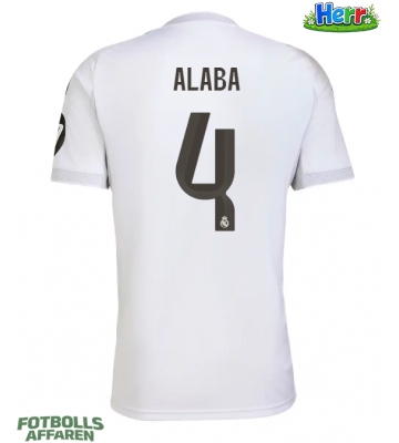 Real Madrid David Alaba #4 Hemmatröja 2025-26 Kortärmad